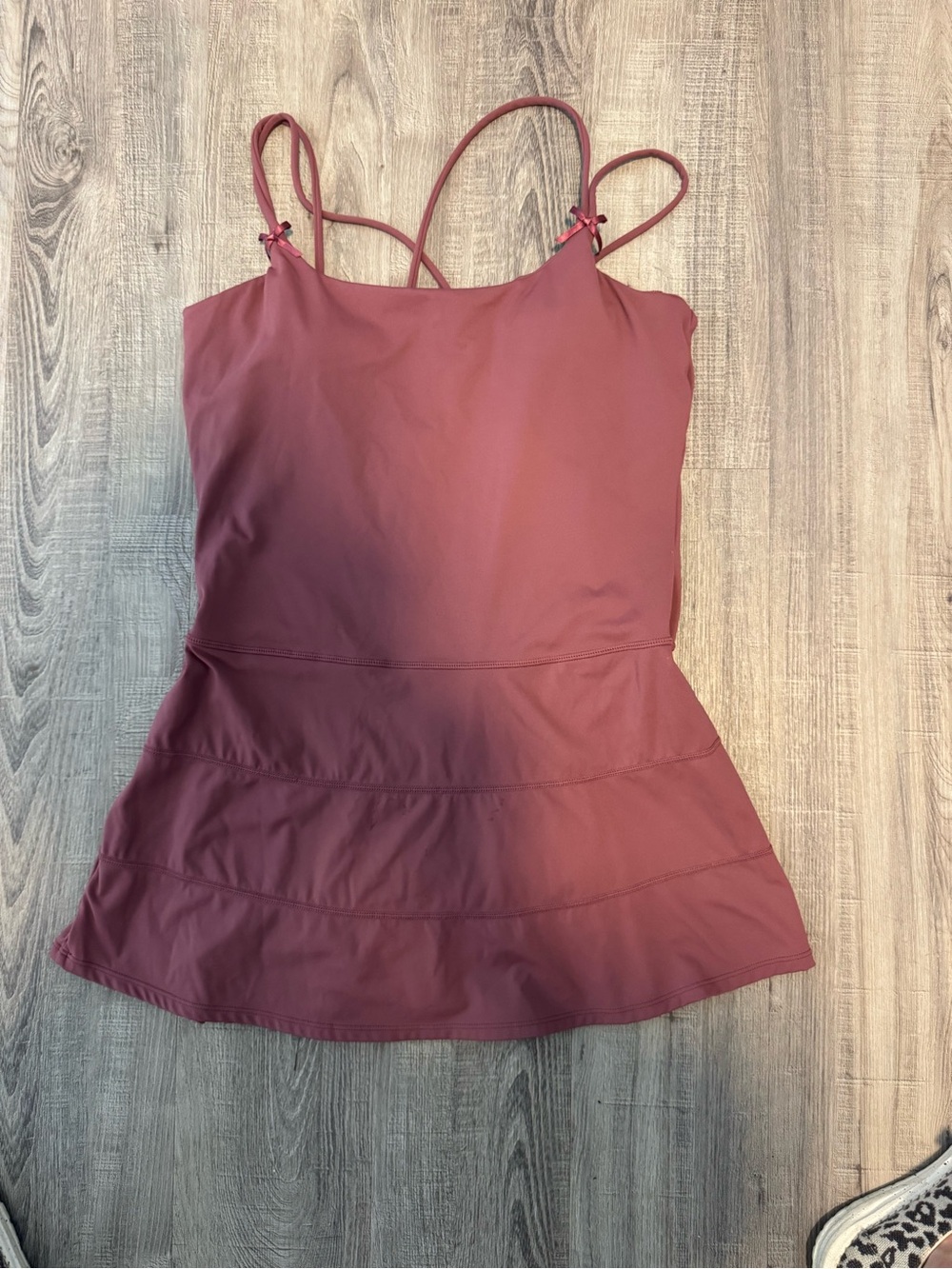 Altar'd State Mauve Strappy Mini Dress
